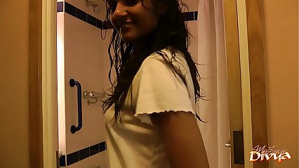 Indian Teen Divya Ferment Hot Arse With Shower